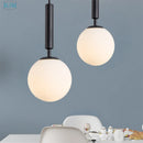 GobekUsa Glass Ball LED Pendant Light: Nordic Modern, Single Head, Creative Design