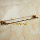 GobekUsa Antique Brass Single Towel Bar, Wall Mounted Bathroom Accessories