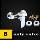GobekUsa Brass Single Handle Hot Cold Shower Mixer with Hand Shower