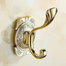 GobekUsa Gold Chrome Wall Hooks, Clothes Hanger, Towel Coat Robe Hook Set