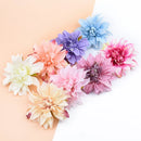 GobekUsa 10pcs Silk Gerbera Decorative Flowers for Home Wedding DIY - Fake Stamen Brooch