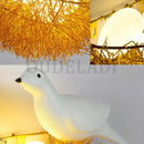 GobekUsa Bird's Nest LED Wall Lamp with 3D Birds Art - Decorative Novelty Wall Light
