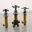 GobekUsa Black Painting Water Control Valve for Bathtub Faucet Mixer Handle