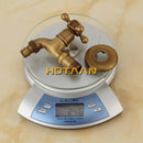 GobekUsa Antique Brass Finish Wall Mount Garden Bibcock Faucet