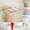 GobekUsa Bathroom Hardware Set: Toilet Paper, Roll Holder, Brush Holder, Coat Hook