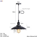GobekUsa Gold Retro Edison LED Pendant Lights for Dinning Living Room Industrial Decor