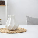 GobekUsa Ceramic Diamond Vase Modern Home Decor Living Room Decoration