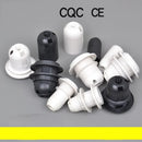 GobekUsa E27 Lamp Bulb Holder Fitting, Black/White, 110v-220v Lighting Accessory