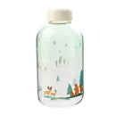 GobekUsa Animal Glass Water Bottle with Sleeve | Cute Kawaii Design for Outdoor Activities