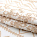GobekUsa Aztec Embroidery Canvas Cushion Cover 45x45cm