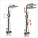 GobekUsa Black Gold Bidet Shower Faucet Set with Hand Shower Mixer Tap