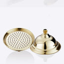 GobekUsa 8" Brass Shower Head: Bathroom Rainfall Replacement for Handshower Faucet