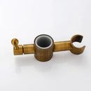 GobekUsa Antique Brass Shower Set: 8" Rain Head, Hand Shower, Hose, Angle Valve, Bracket