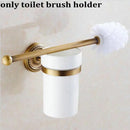 GobekUsa Copper Bathroom Accessories Set: Towel Rack, Bar, Cup Holder, Paper Holder, Cloth Hook