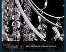 GobekUsa Crystal Chandelier: Modern Silver/Gold Lustre De Cristal Pendant Light for Living Room