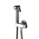 GobekUsa Black Bidet Faucet with Single Handle, Wall Mounted, Cold Water, Brass Sprayer Head