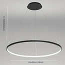 GobekUsa 60cm Circular LED Pendant Light for Dinning Living Room Lighting