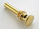 GobekUsa Brass Pop Up Bathroom Basin Waste Drain With Overflow/Without Overflow