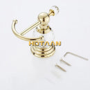 GobekUsa Gold Crystal Robe Hook Towel Rack for Elegant Bathroom Decor