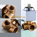 GobekUsa Brass Concealed Shower Mixer Valve - Hotel Quality Wall Faucet Switch - 5308