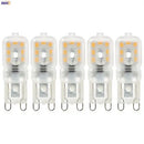 GobekUsa G9 LED Corn Lights Bulb 5pcs 2W 14xsmd3528 Warm White White Chandeliers