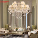 GobekUsa Crystal Chandelier: Modern Living Bedroom Lighting Fixture