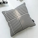 GobekUsa Hounds Tooth Cushion Cover, Durable Canvas Pillowcase for Sofa Bed, 45x45cm/35x55cm