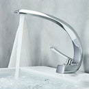 GobekUsa Black Chrome Basin Faucet Single Handle Bathroom Mixer Tap