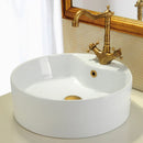 GobekUsa Gold Brass Sink Overflow Cover Six-foot Ring Insert - Bathroom Basin Faucet