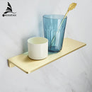 GobekUsa Gold Bath Hardware Set: Towel Ring, Toilet Brush Holder - WF-552200