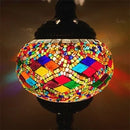 Handmade Turkish Mosaic Glass Pendant Light