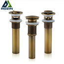GobekUsa Antique Brass Basin Sink Drain - 6 Styles