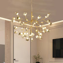 GobekUsa LED Branch Chandelier: Heracleum Lustre Salon Lighting for Kitchen, Bar, and Restaurant
