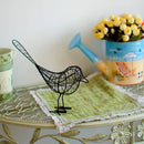 GobekUsa Iron Bird Figurines: Nordic Abstract Statue for Home Decor, Living Room, Desk