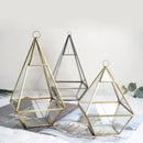GobekUsa Geometric Glass Vase for Succulents and Flowers