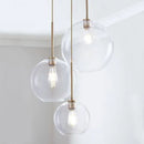 GobekUsa Gradient Glass Ball Pendant Light for Kitchen Dining Living Room