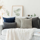 GobekUsa Corduroy Flocking Velvet Pillow Cover, Soft Home Decor, 45x45cm/60x60cm