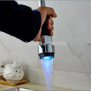 GobekUsa LED Light Chrome Kitchen Faucet Pull-Out Spray Head Replacement