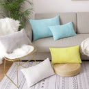 GobekUsa Corduroy Flocking Velvet Pillow Cover 40x60cm