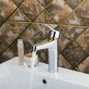 GobekUsa Golden Chrome Brass Bathroom Sink Faucet Mixer