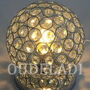 GobekUsa Crystal Table Lamp: Modern Desktop E27 LED Desk Lamp for Parlor, Bed Room, Bedside Cabinet