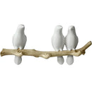 GobekUsa Bird Resin Hanger: Living Room Coat Towel Hat Holder and Kitchen Hook