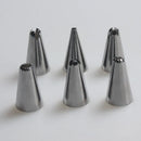 GobekUsa 8pc Silicone Piping Bag & 6pc Nozzle Set for Cake Decorating