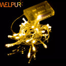 GobekUsa LED String Lights: Battery Operated & Waterproof for Holiday Parties & Weddings