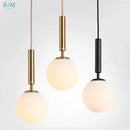 GobekUsa Glass Ball LED Pendant Light: Nordic Modern, Single Head, Creative Design