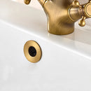 GobekUsa Antique Brass Vessel Sink Drain Strainer, Pop Up Stopper for Lavatory Basin