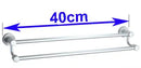 GobekUsa Double Towel Bar: High Quality Aluminium Round Towel Holder for Bathroom