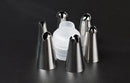 GobekUsa 8pc Silicone Piping Bag & 6pc Nozzle Set for Cake Decorating