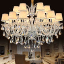 GobekUsa Crystal Chandelier: Luxury Modern Light Fixture for Living Room - Lustres de Cristal