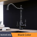 GobekUsa Gold Kitchen Faucet with 360 Rotation, Cold/Hot Mixer Tap & Water Purification
